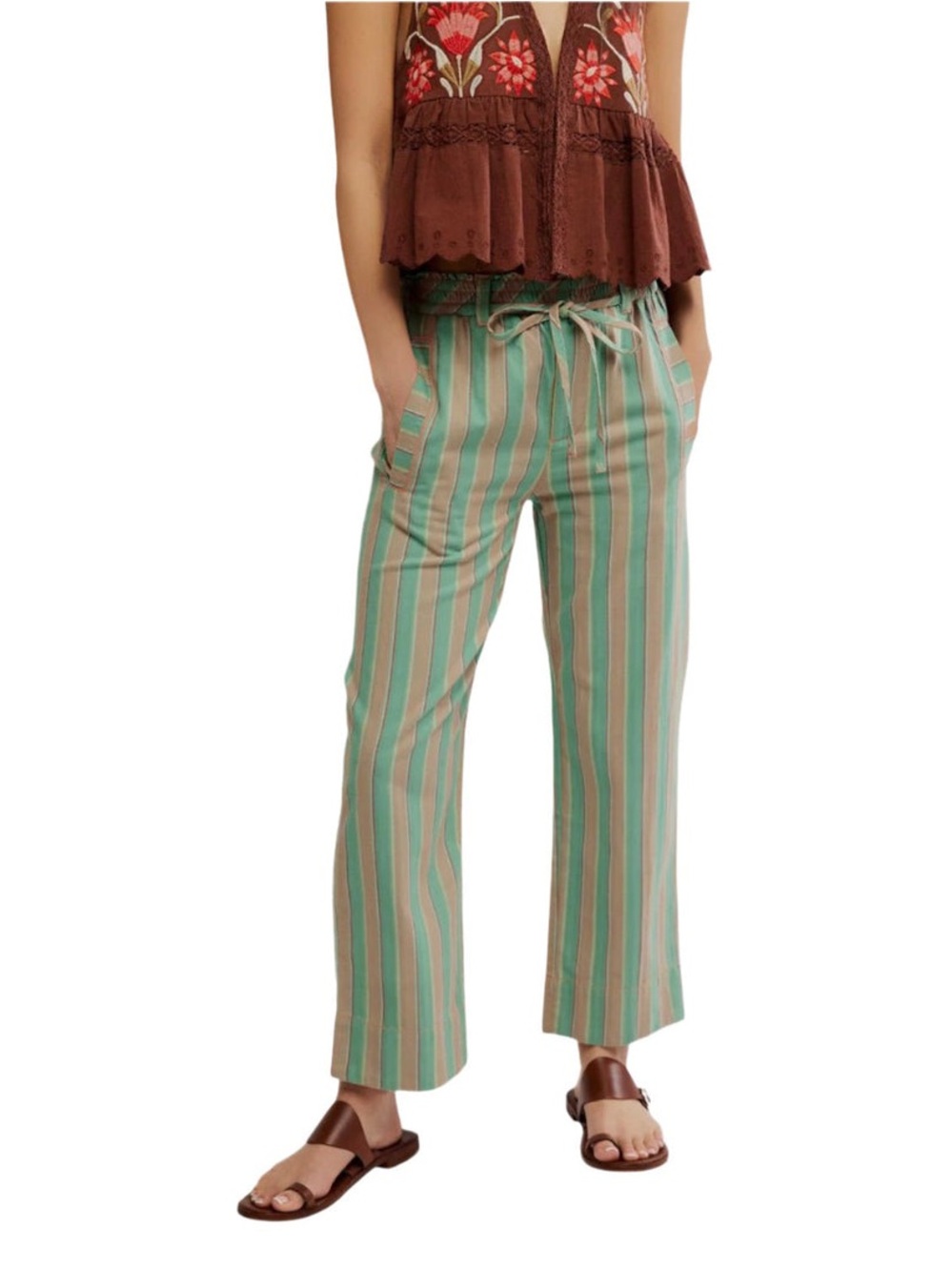 Free People Marielle Pull On Trouser Pants Size Small NWT
